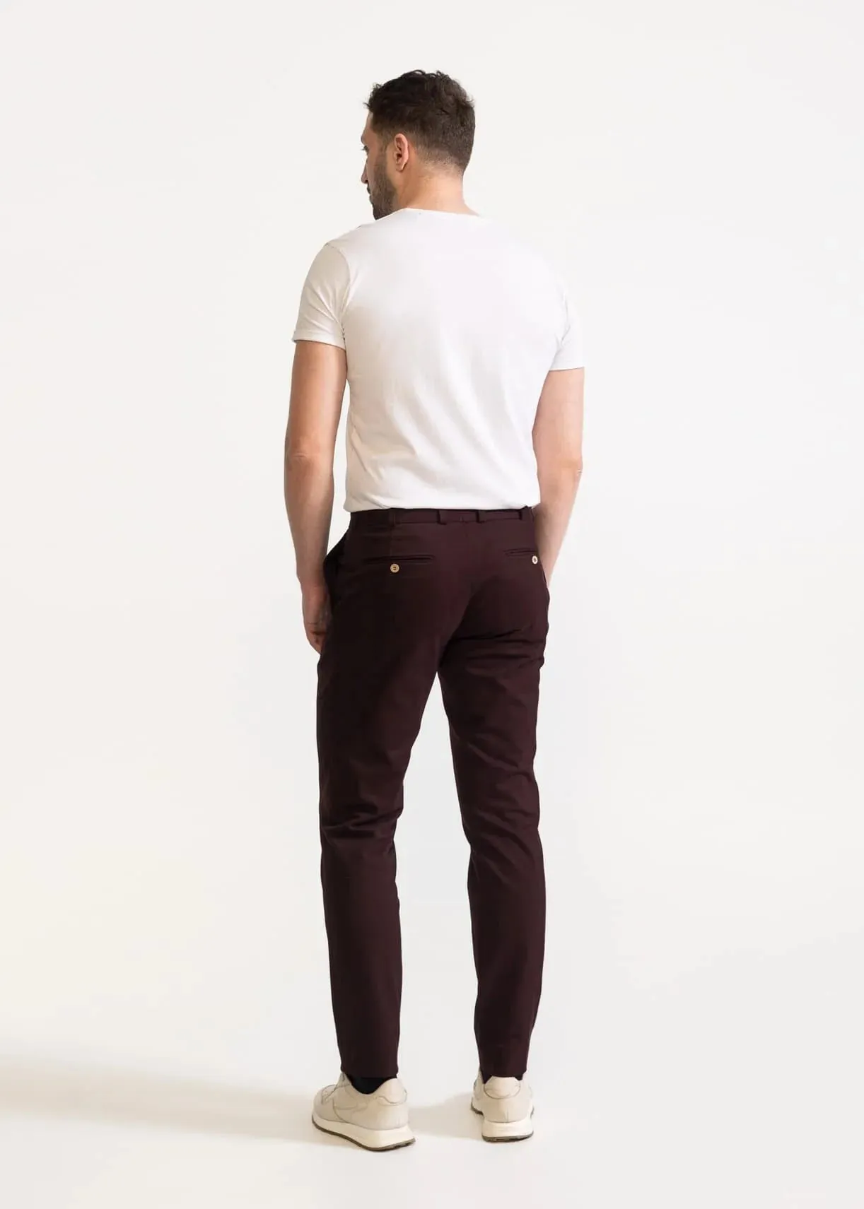 The Chesler Cotton Trousers Whiskey Brown sold by Ivalo.com product image thumbnail 2