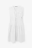 Sleeveless Tiered Dress White sold by Ivalo.com