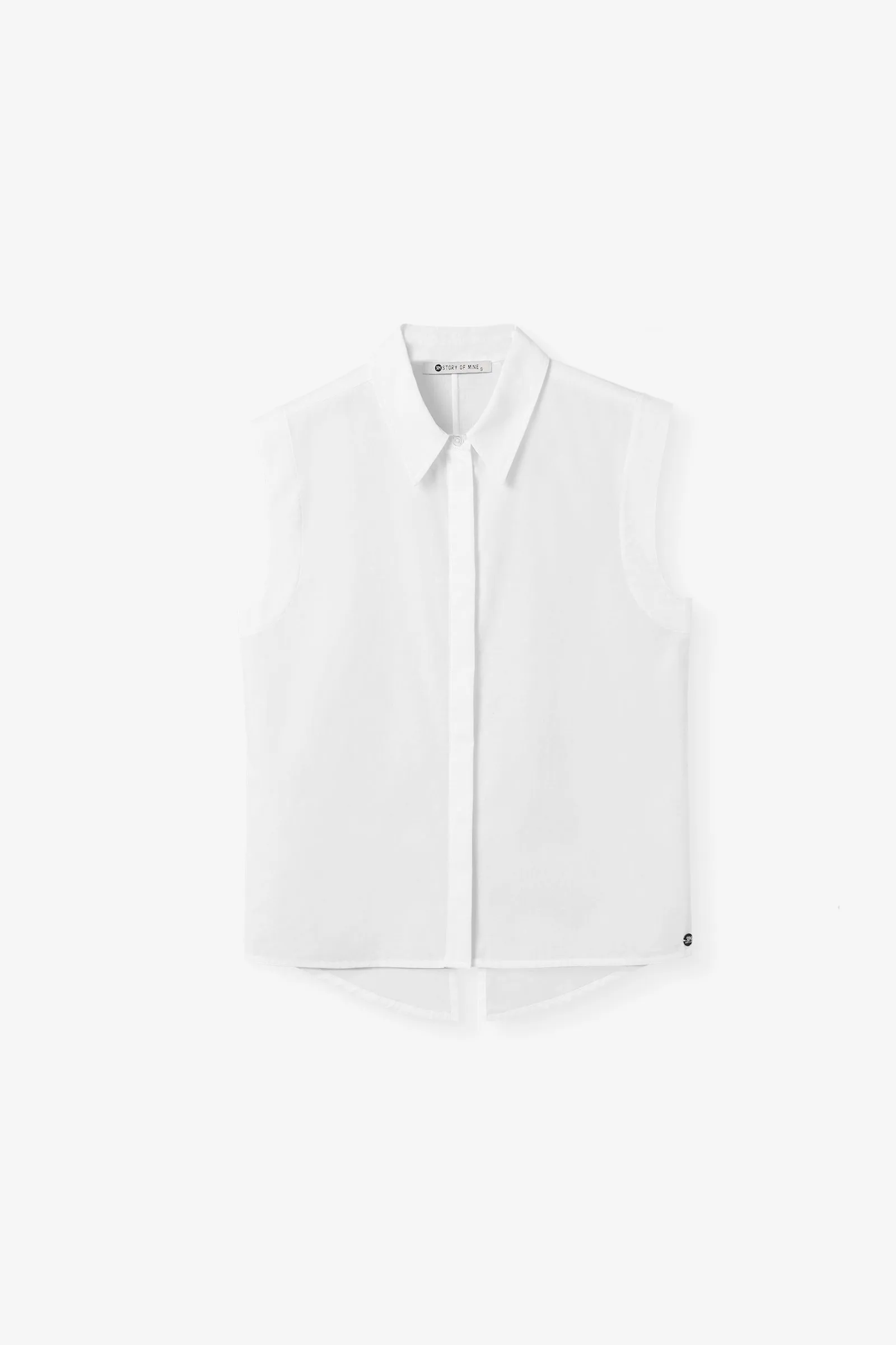 Blouse With A Back Slit White sold by Ivalo.com product image thumbnail 5