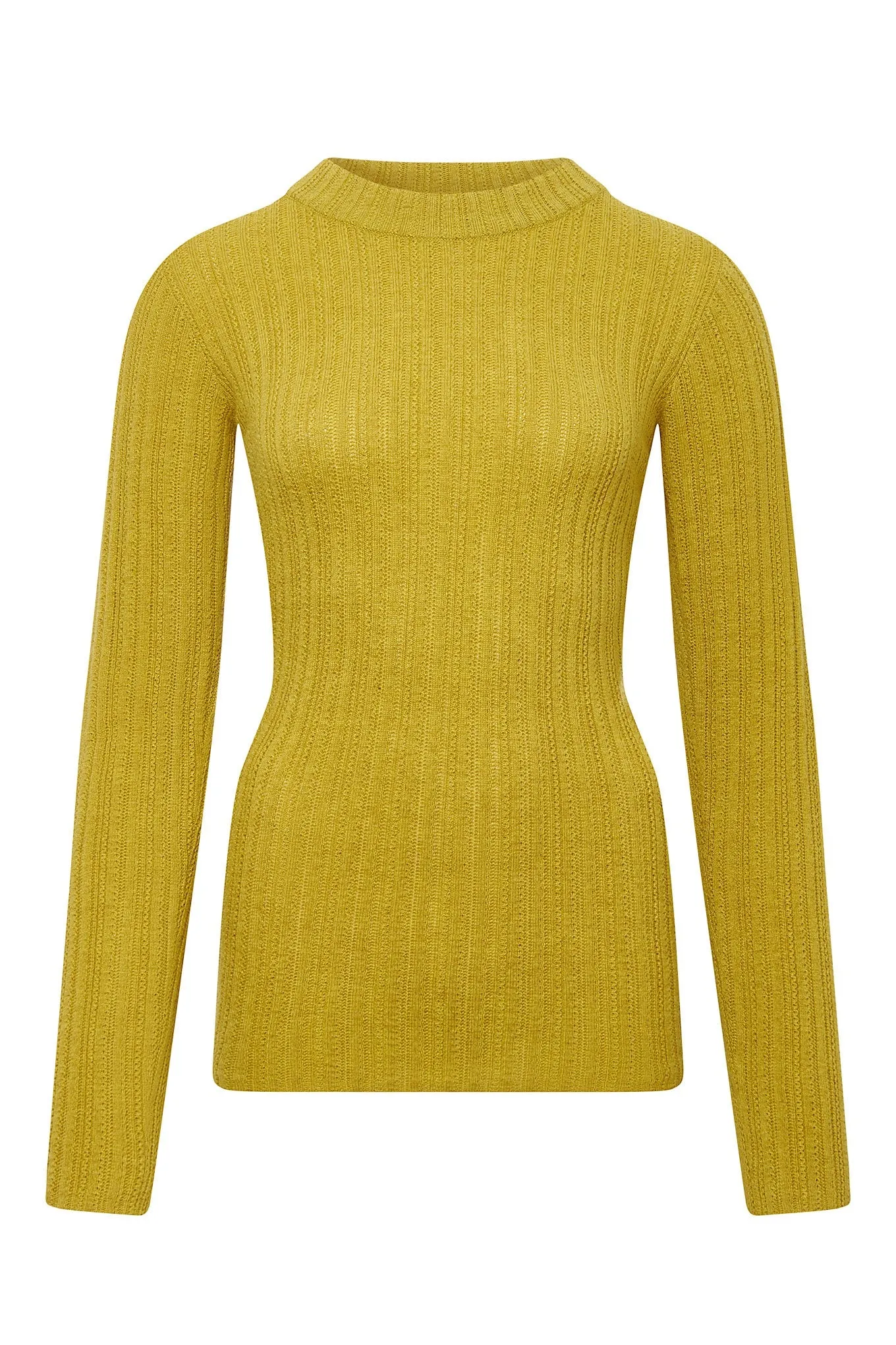 Lucky Wool Blend Jumper Mustard sold by Ivalo.com