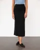Ribbed Tube Skirt True Black sold by Ivalo.com
