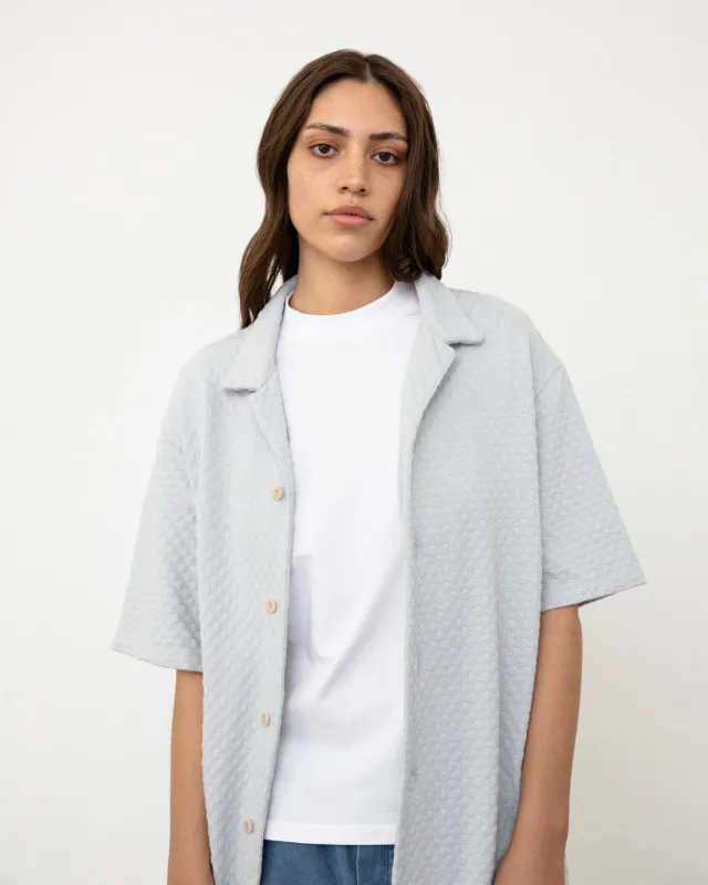 Knit Bowling Shirt Moonlight Grey sold by Ivalo.com