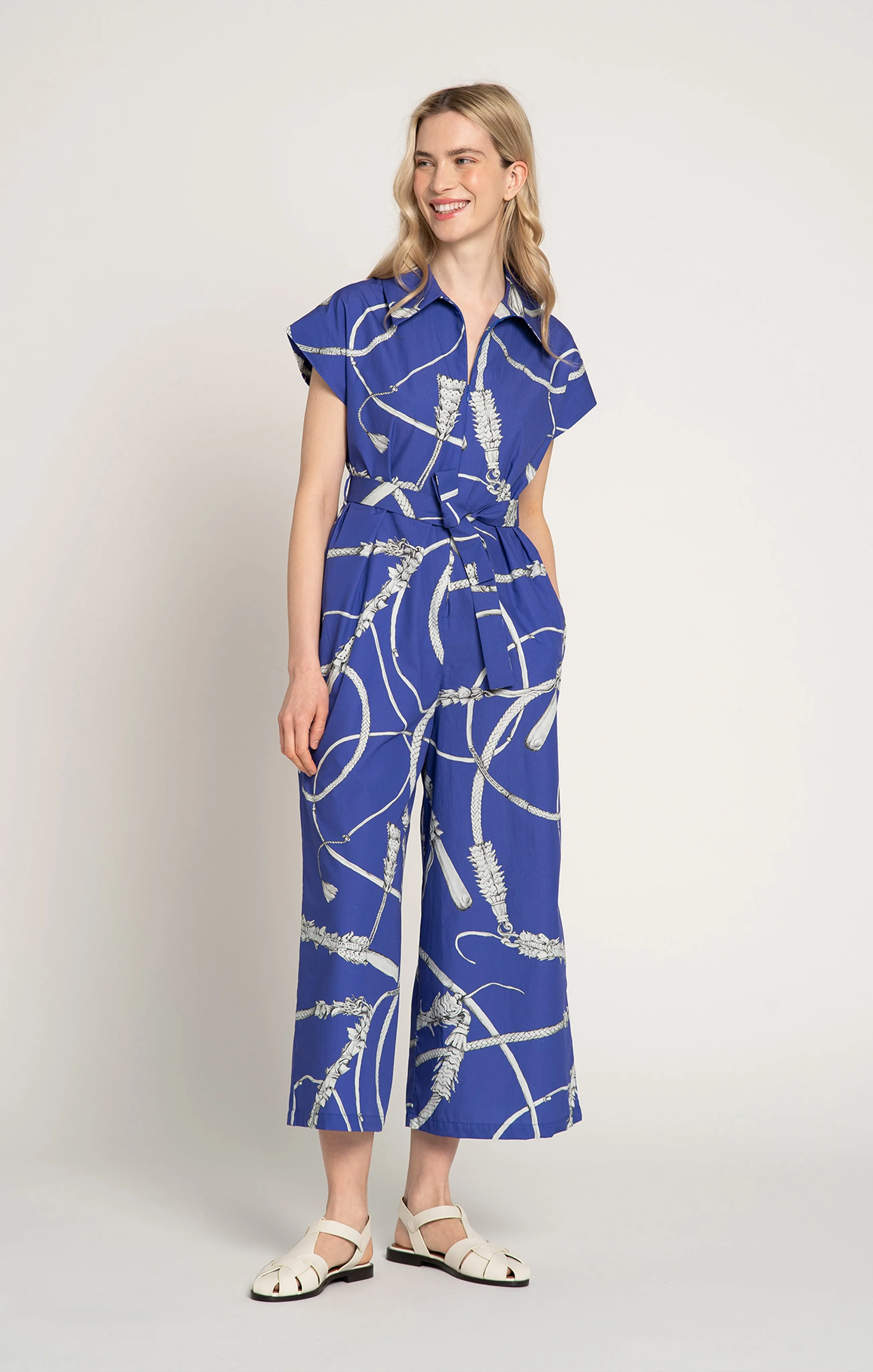 Butella Poplin Jumpsuit Whip Blue sold by Ivalo.com