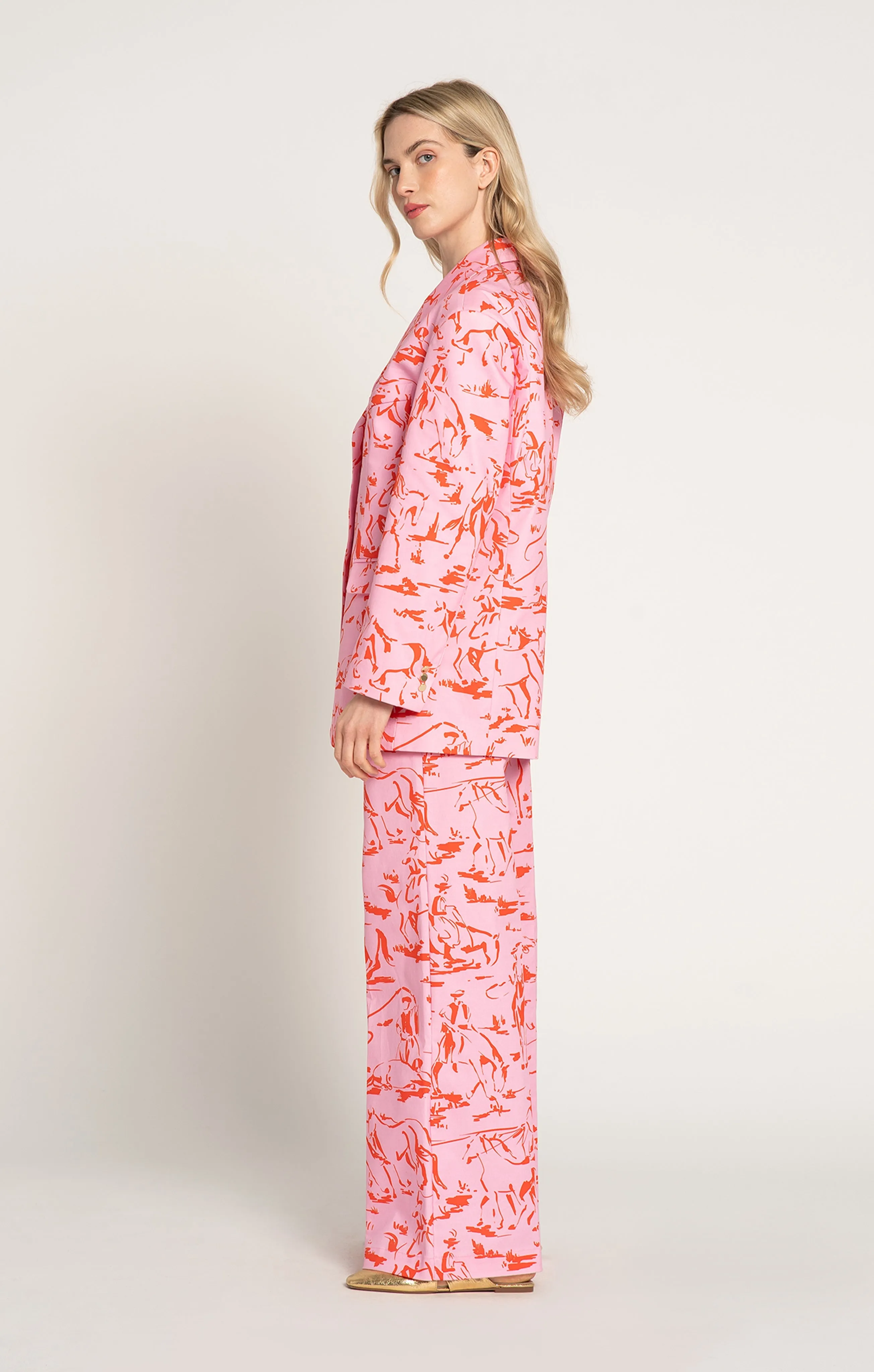 Pingal Oversized Blazer Horsemen Pink sold by Ivalo.com product image thumbnail 5