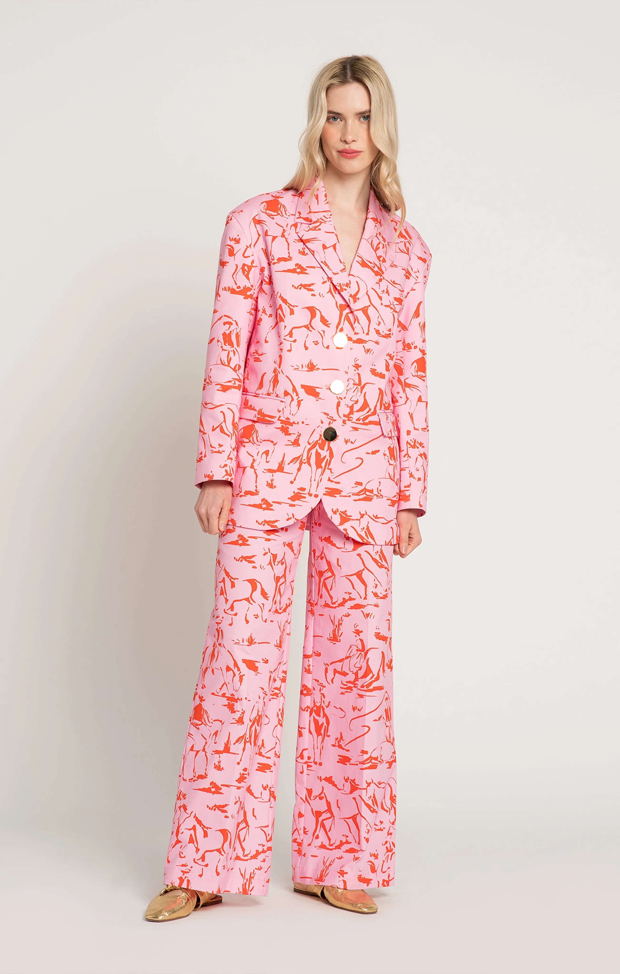 Pingal Oversized Blazer Horsemen Pink sold by Ivalo.com product image thumbnail 4