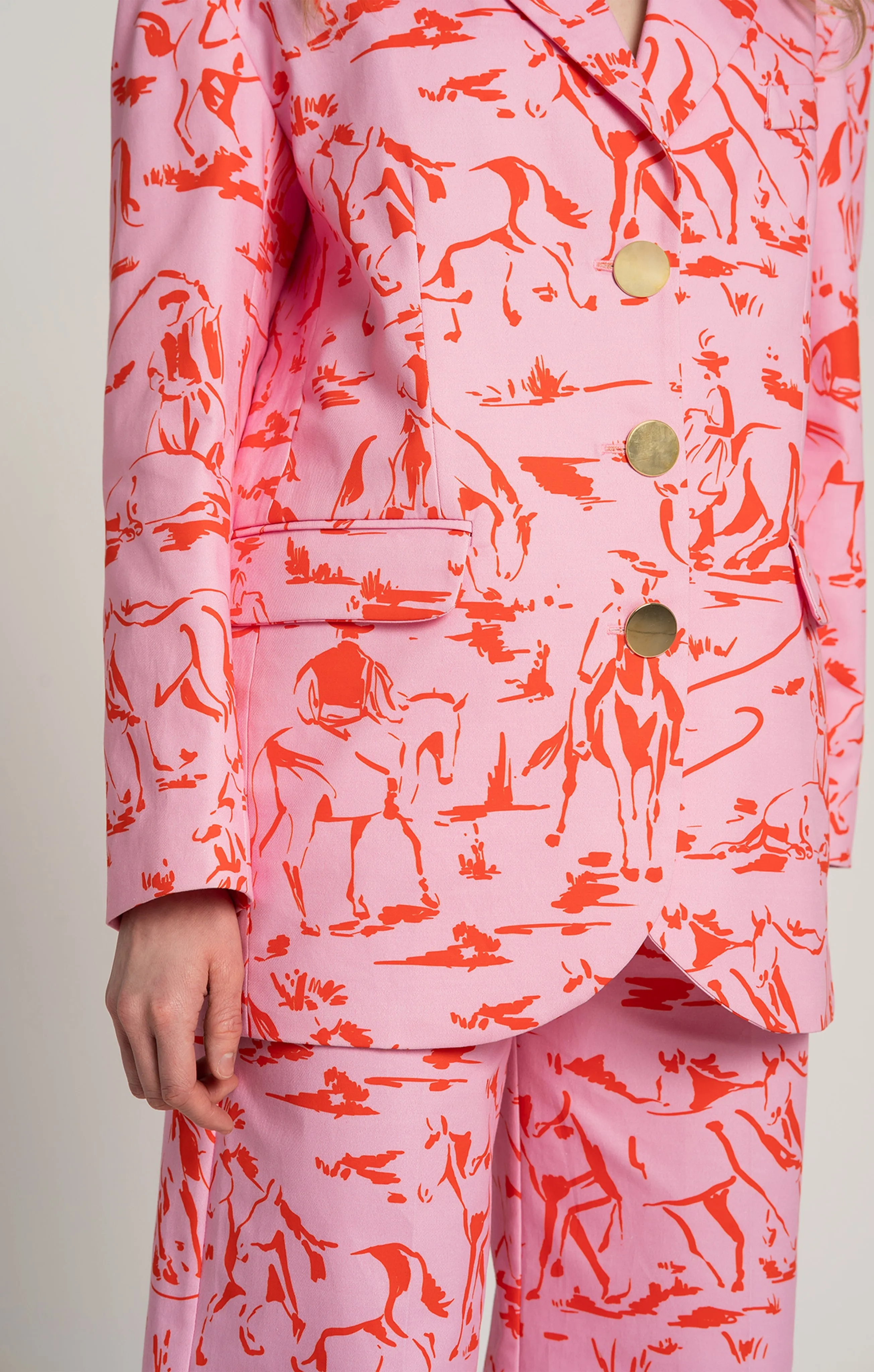 Pingal Oversized Blazer Horsemen Pink sold by Ivalo.com product image thumbnail 3