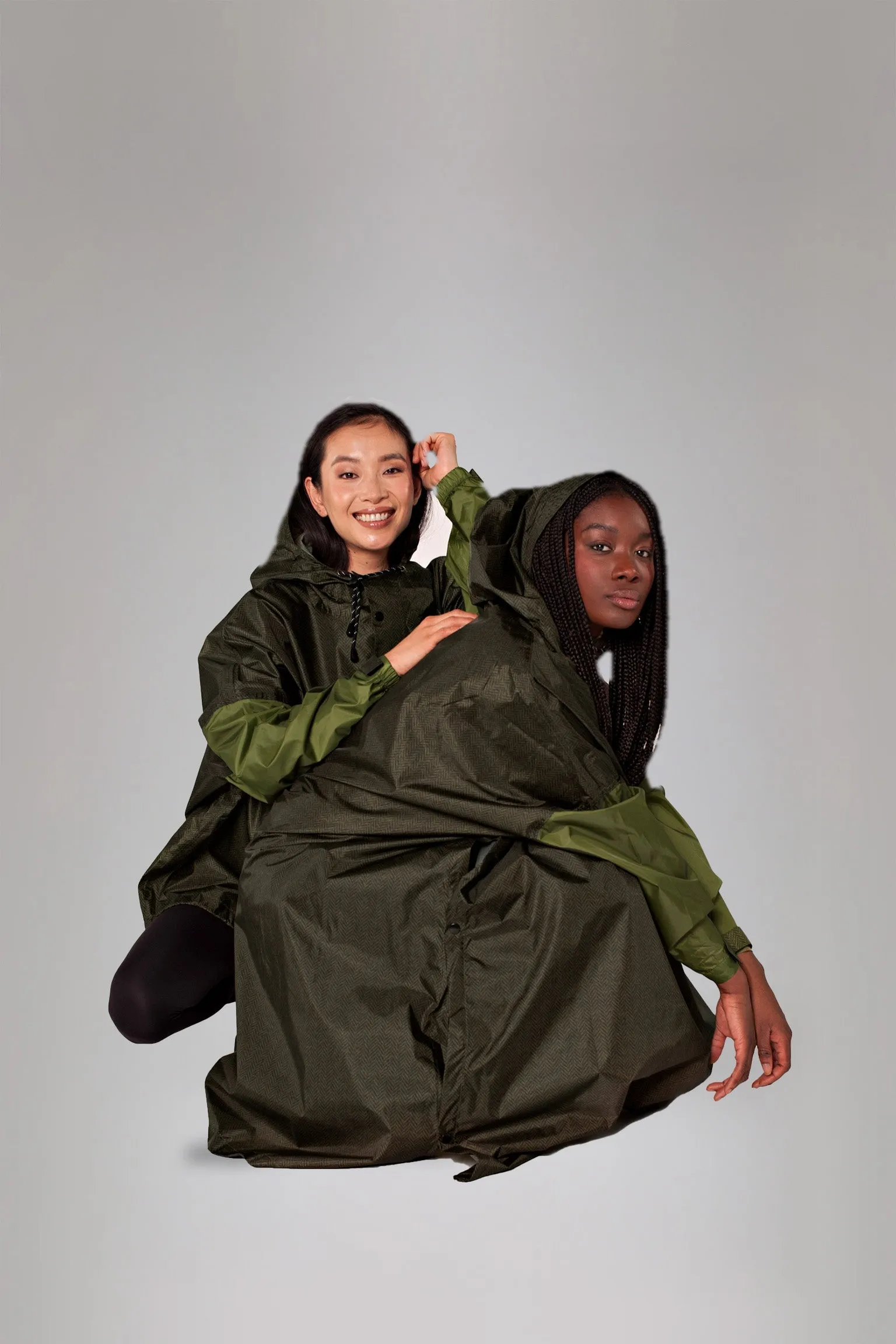 Herringbone Rain Poncho sold by Ivalo.com product image thumbnail 5