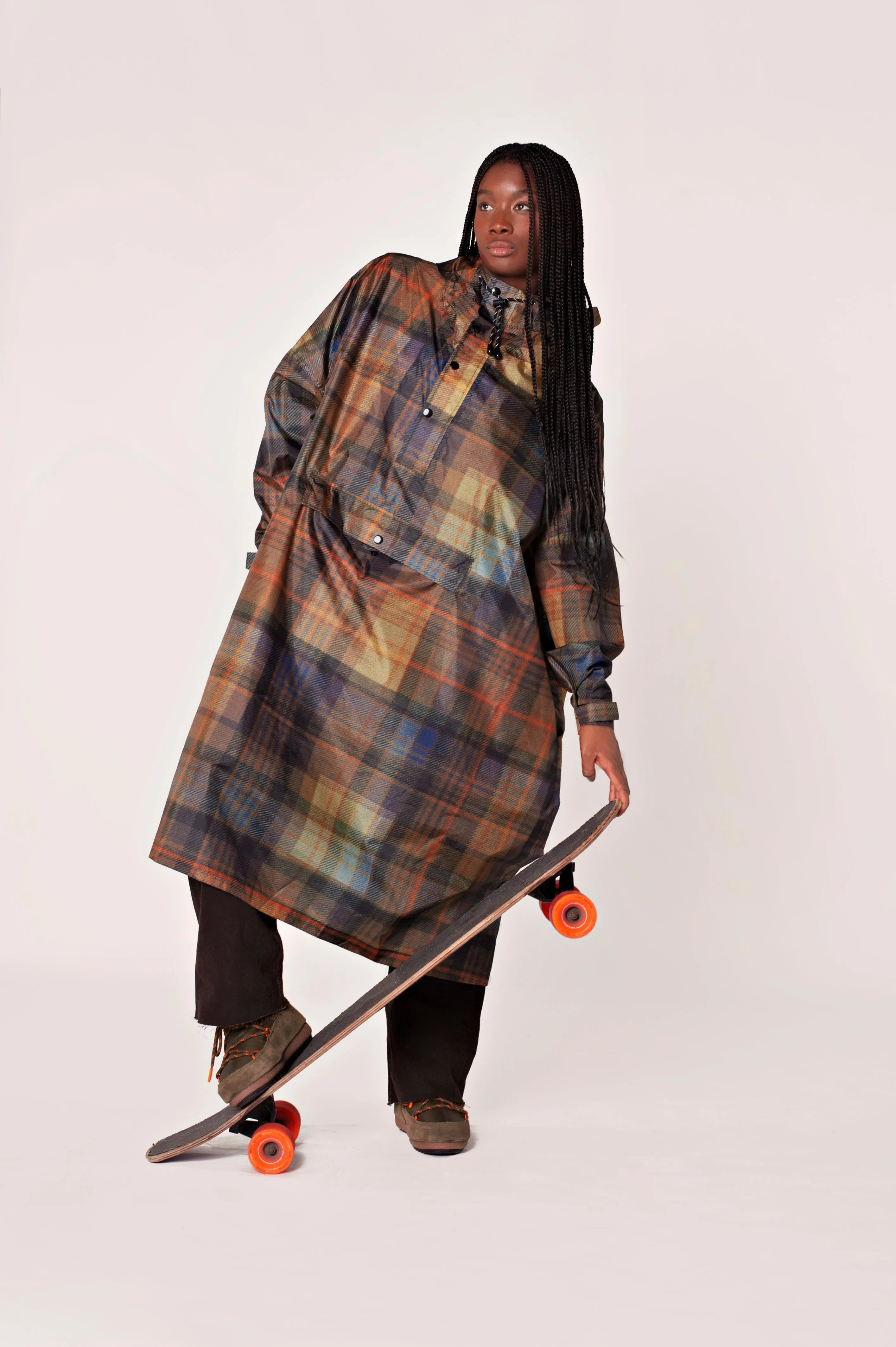 Tartan Rain Poncho sold by Ivalo.com product image thumbnail 3