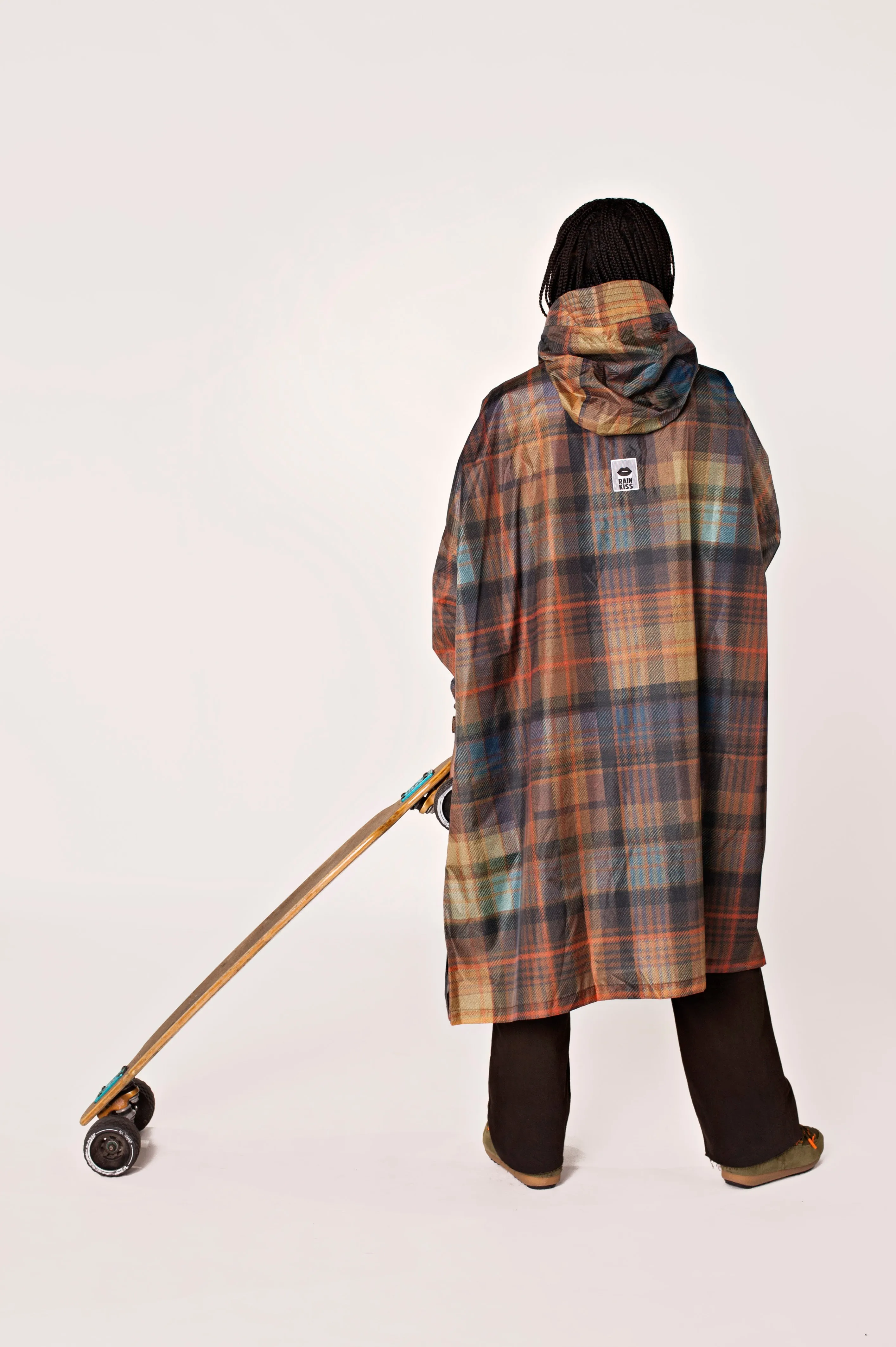 Tartan Rain Poncho sold by Ivalo.com product image thumbnail 2