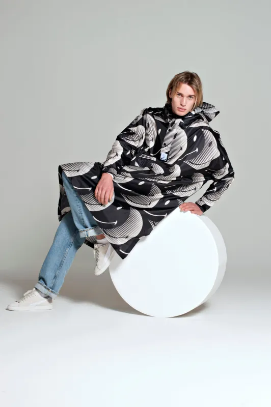 Half Moon x Smiley Rain Poncho sold by Ivalo.com