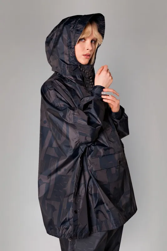 Back to Black Rain Anorak sold by Ivalo.com