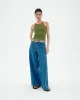 Harriet Contrast Top Garden Green sold by Ivalo.com