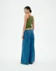Harriet Contrast Top Garden Green sold by Ivalo.com