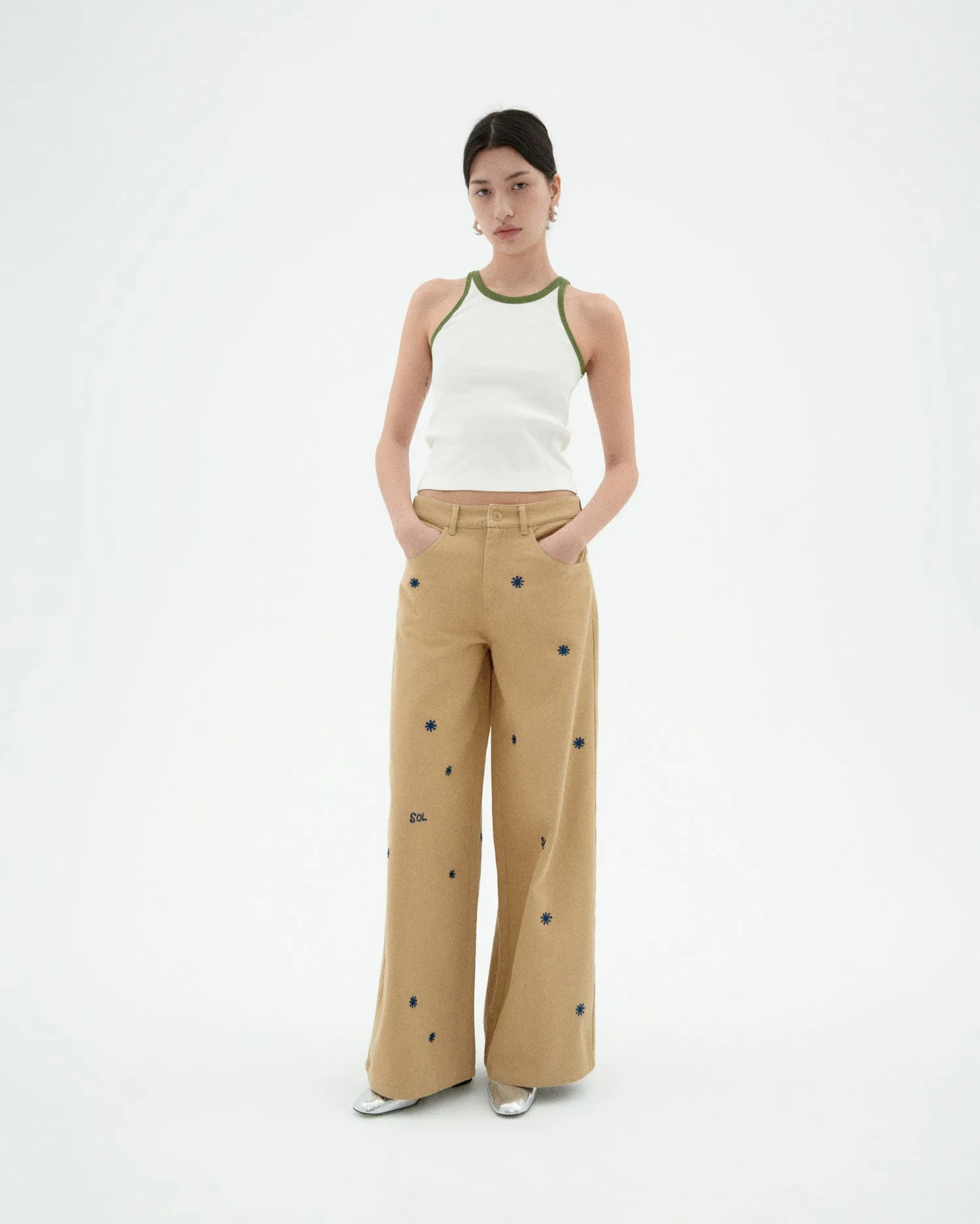 Harriet Contrast Top Snow White sold by Ivalo.com product image thumbnail 4