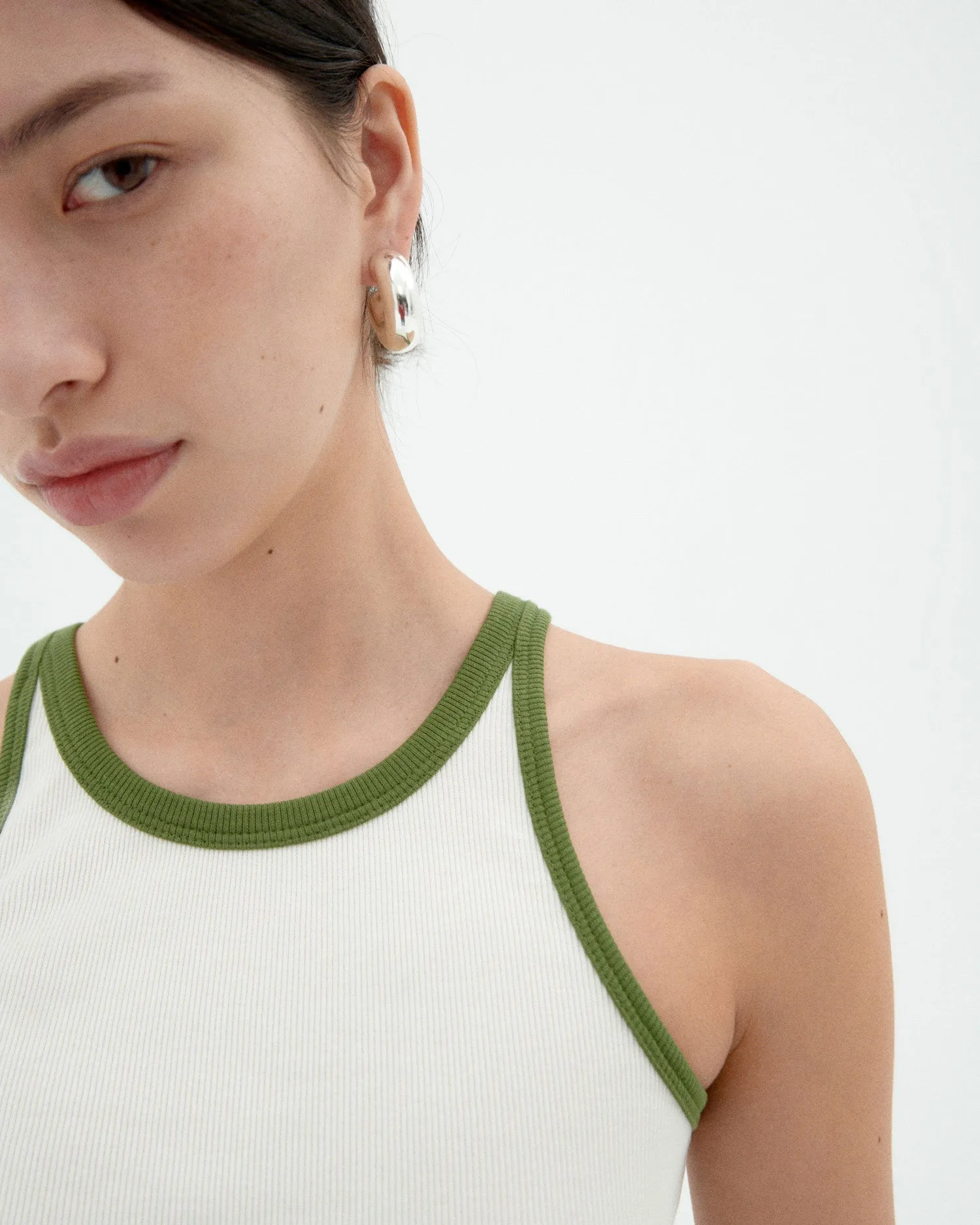 Harriet Contrast Top Snow White sold by Ivalo.com product image thumbnail 3