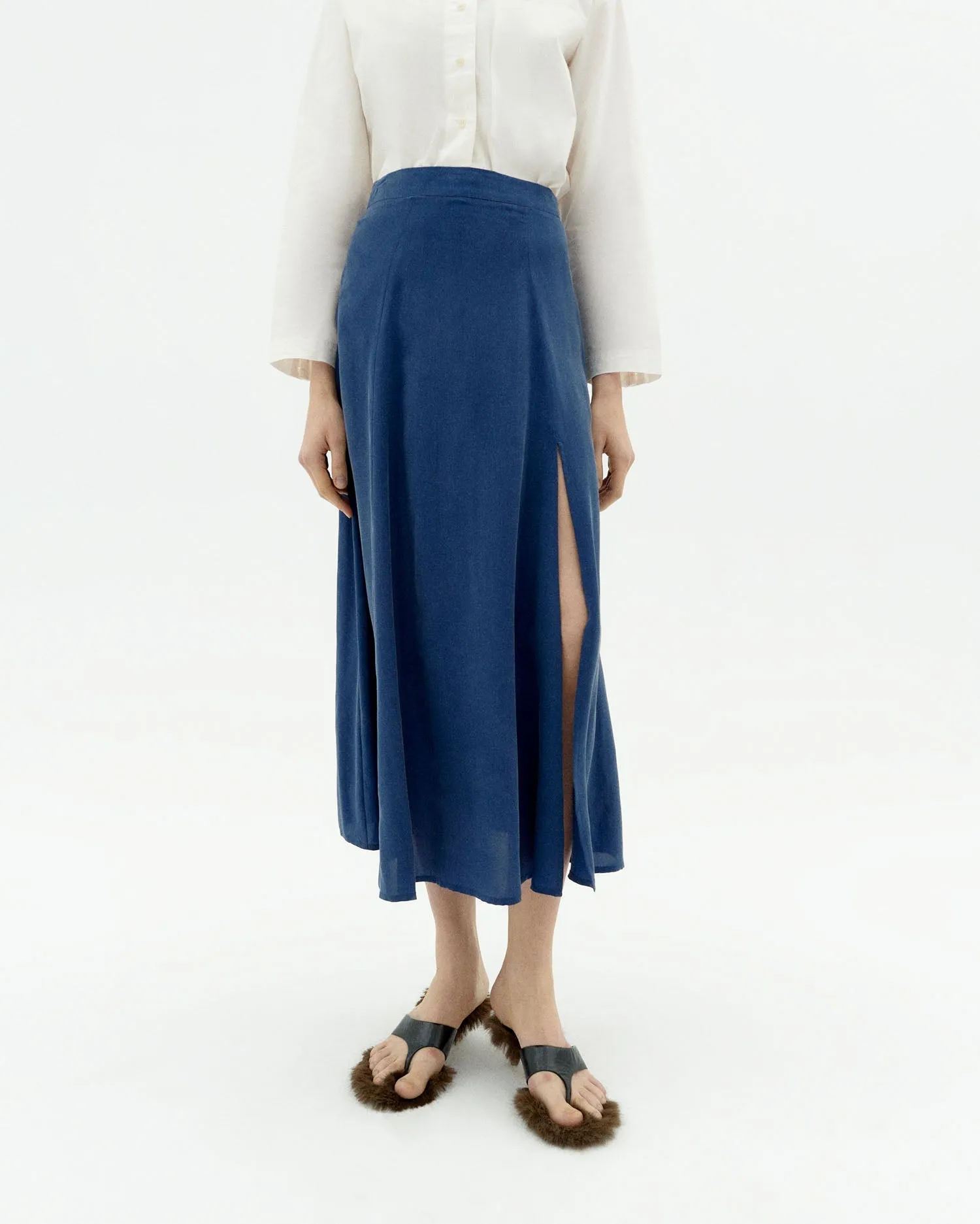 Tora Cupro Midi Skirt Cobalt Blue sold by Ivalo.com