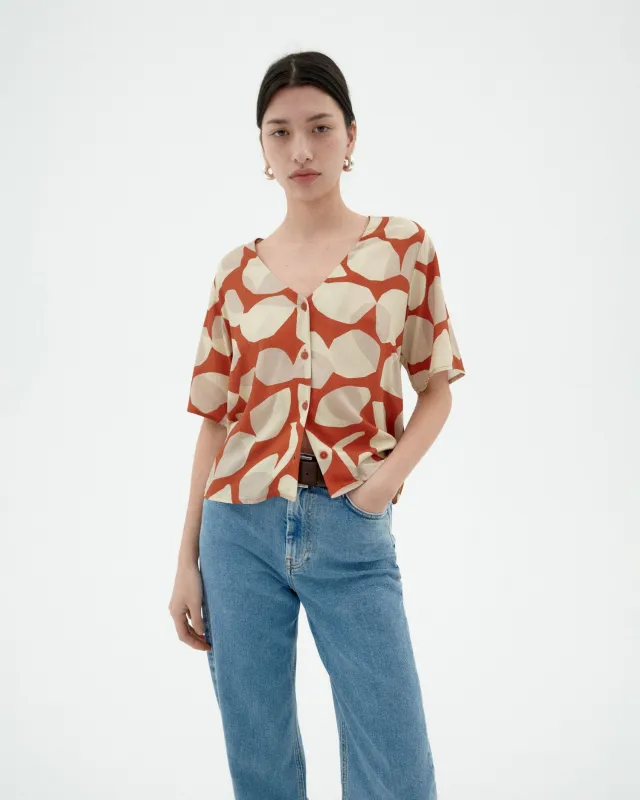 Libelula Blouse Multicolor Leaf sold by Ivalo.com