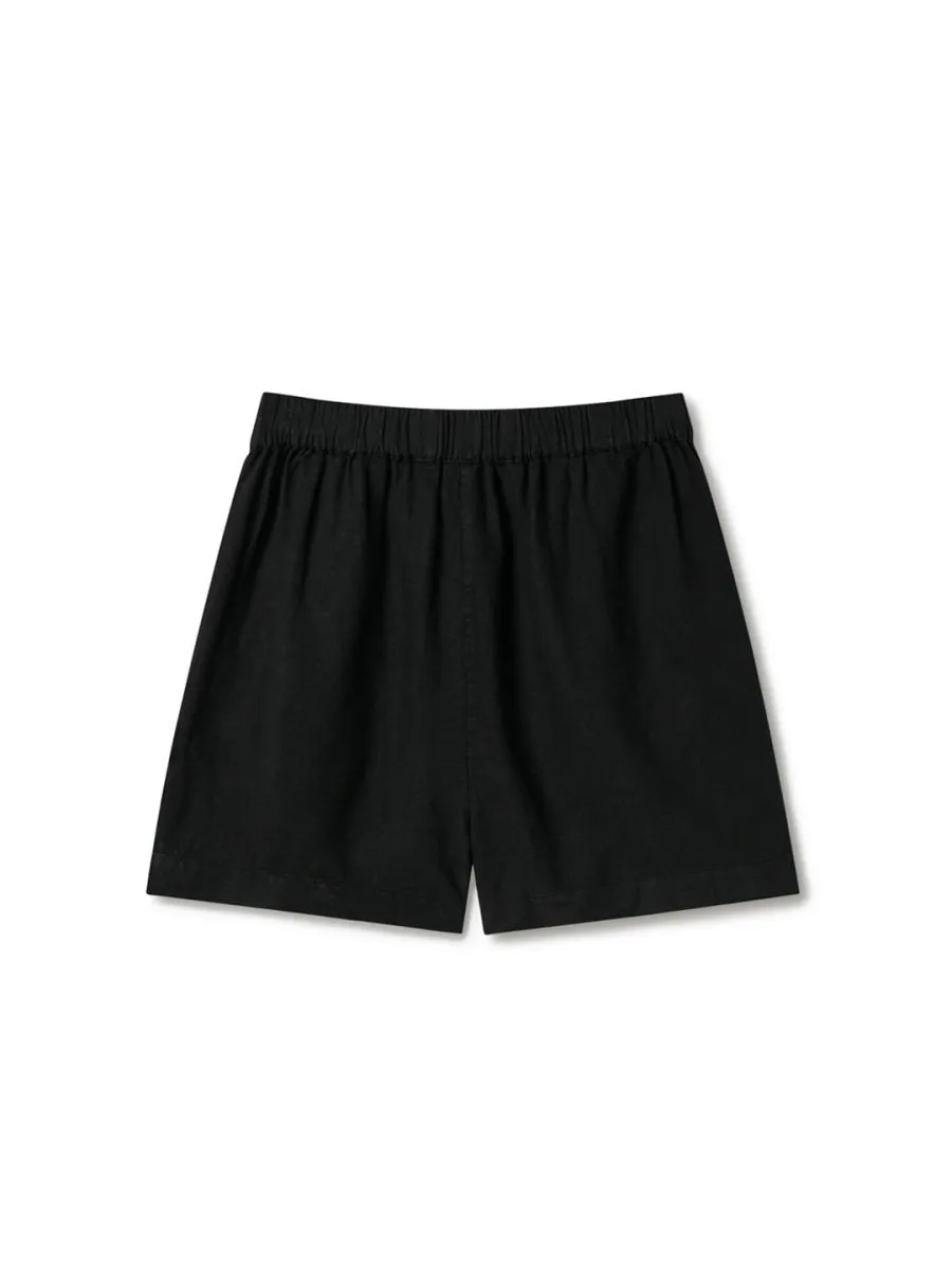 Harakka Linen Shorts Black sold by Ivalo.com product image thumbnail 2