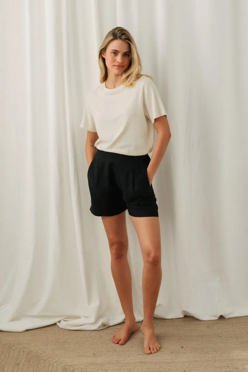 Harakka Linen Shorts Black sold by Ivalo.com product image thumbnail 5