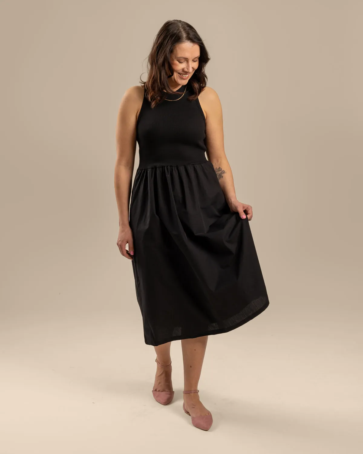 Poplin Top Dress Black sold by Ivalo.com product image thumbnail 5