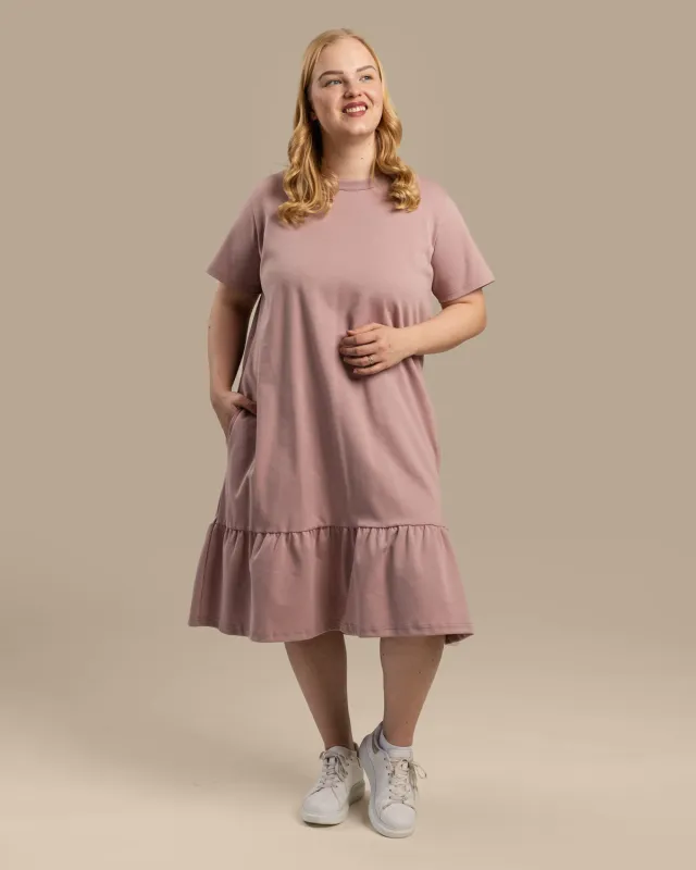 Pleated Dress Pink sold by Ivalo.com