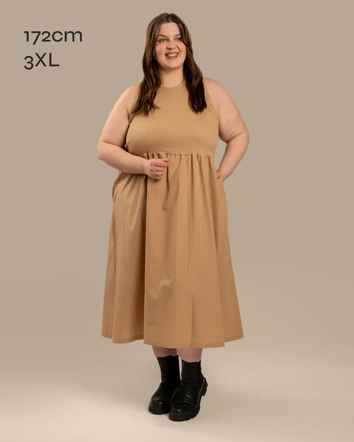 Poplin Top Dress Beige sold by Ivalo.com product image thumbnail 5