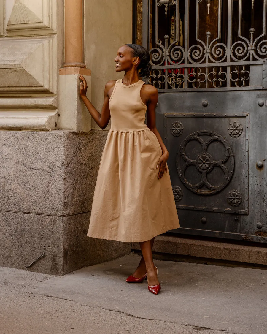 Poplin Top Dress Beige sold by Ivalo.com product image thumbnail 2