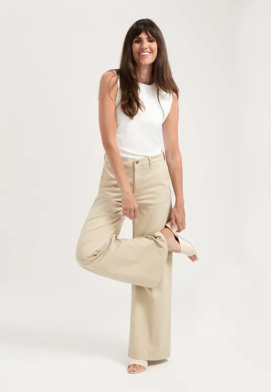 Chelsea Mid Loose Jeans Sand sold by Ivalo.com