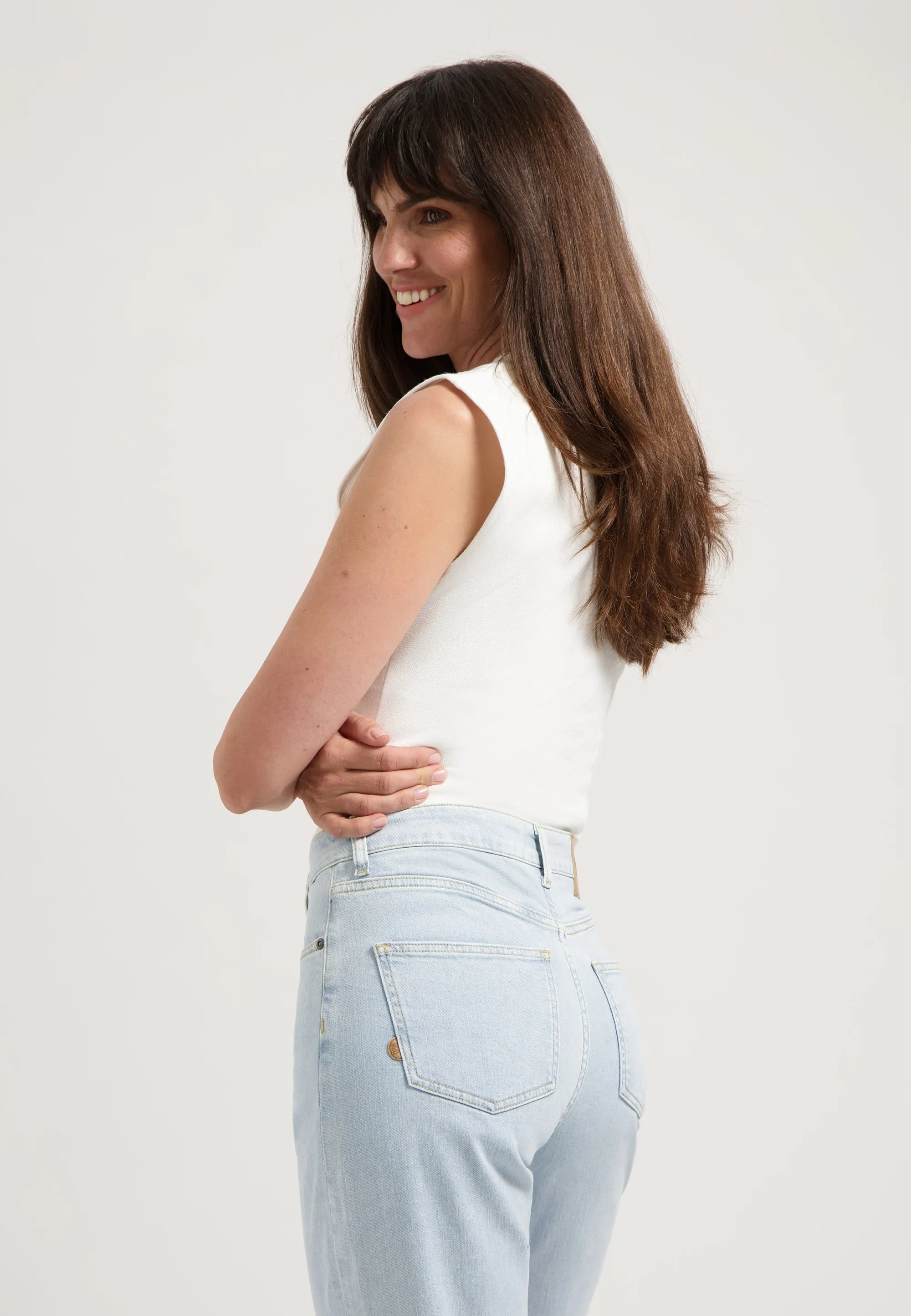 Mams High Tapered Jeans Light Stone sold by Ivalo.com product image thumbnail 4