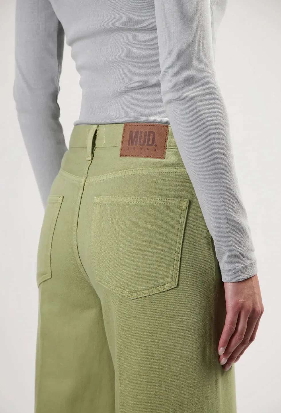 Sara High Loose Flow Jeans Olive sold by Ivalo.com product image thumbnail 5