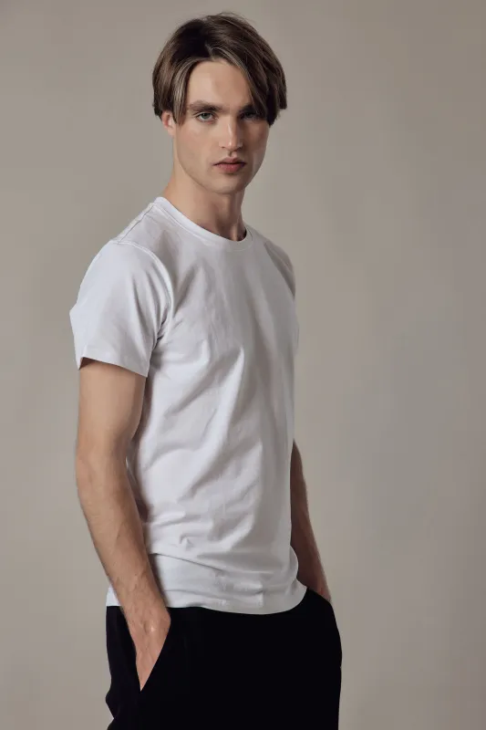 Men's Crewneck Stretch T-Shirt sold by Ivalo.com