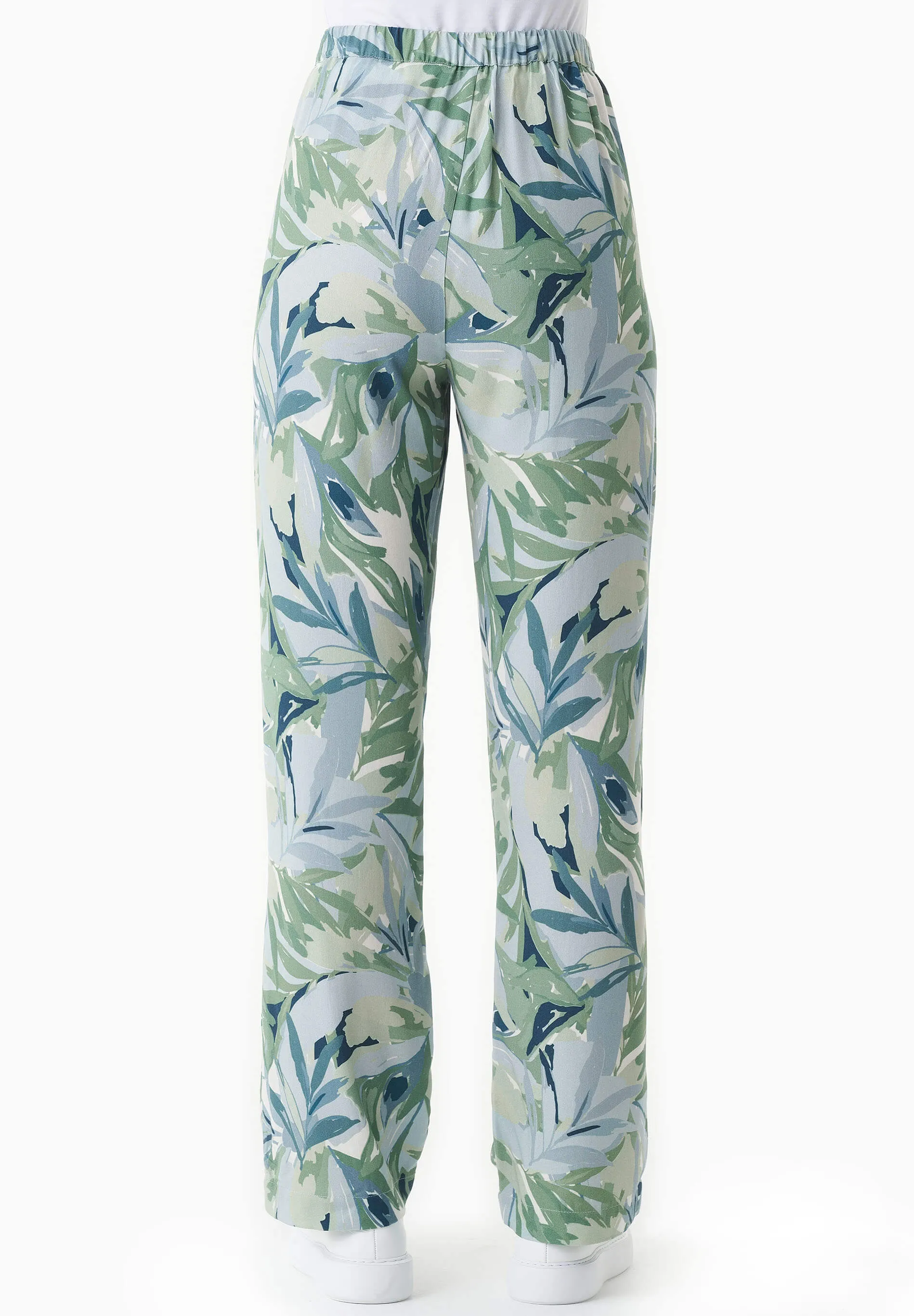 Patterned Viscose Pants Abstract Leaf sold by Ivalo.com product image thumbnail 2