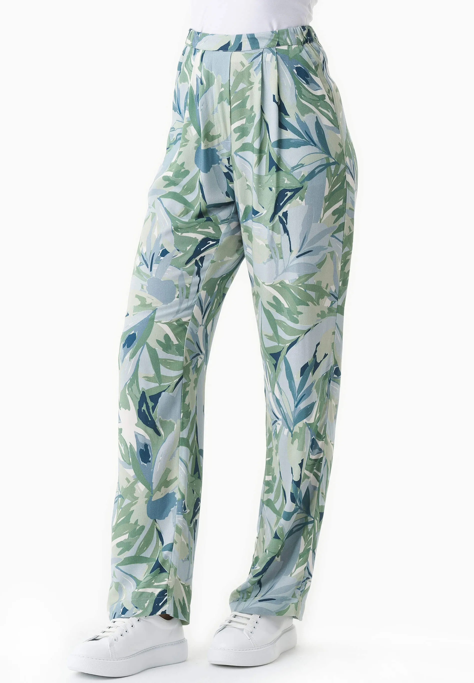 Patterned Viscose Pants Abstract Leaf sold by Ivalo.com product image thumbnail 4