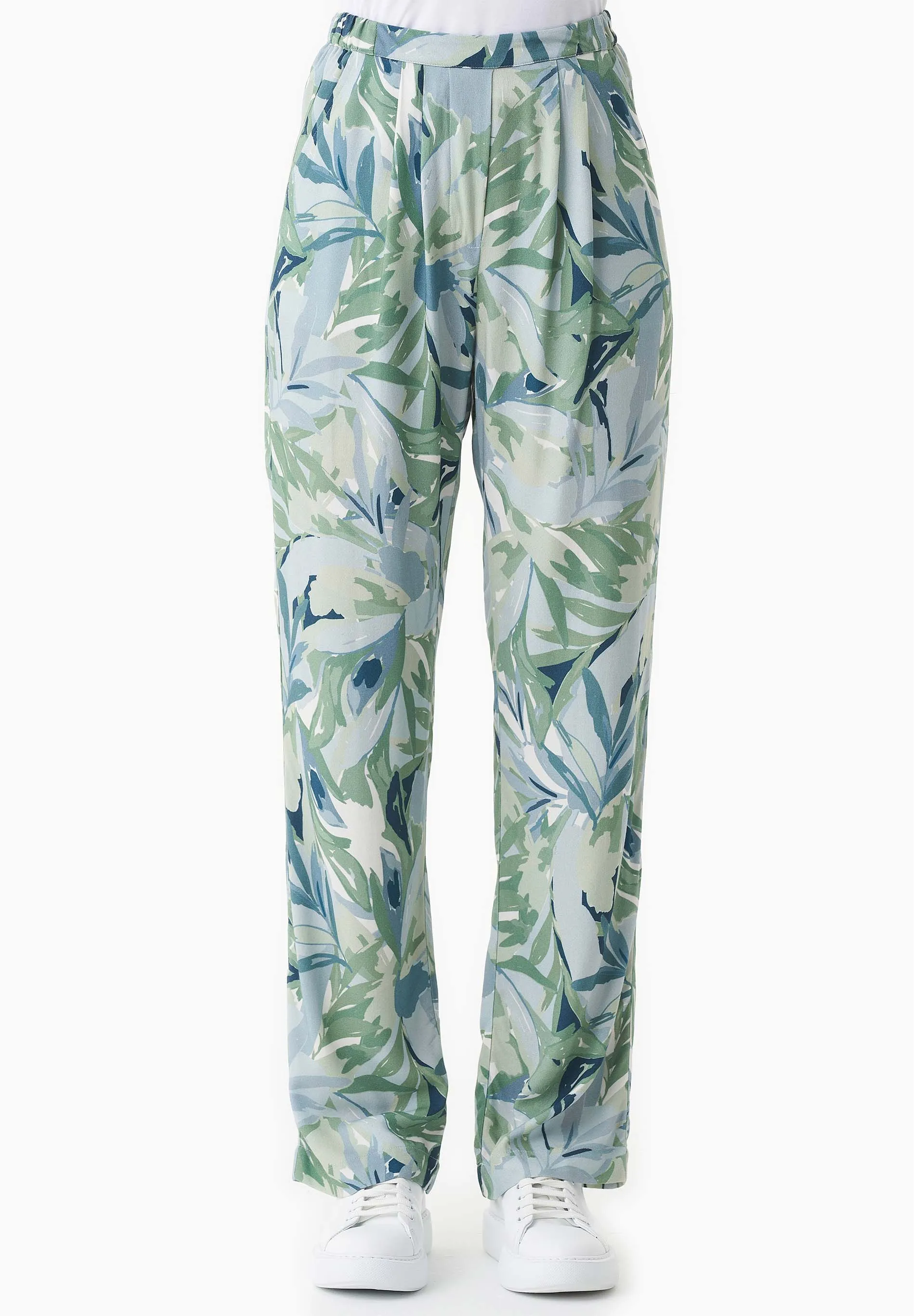 Patterned Viscose Pants Abstract Leaf sold by Ivalo.com product image thumbnail 3