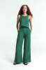 Lilian Linen Pants Green sold by Ivalo.com