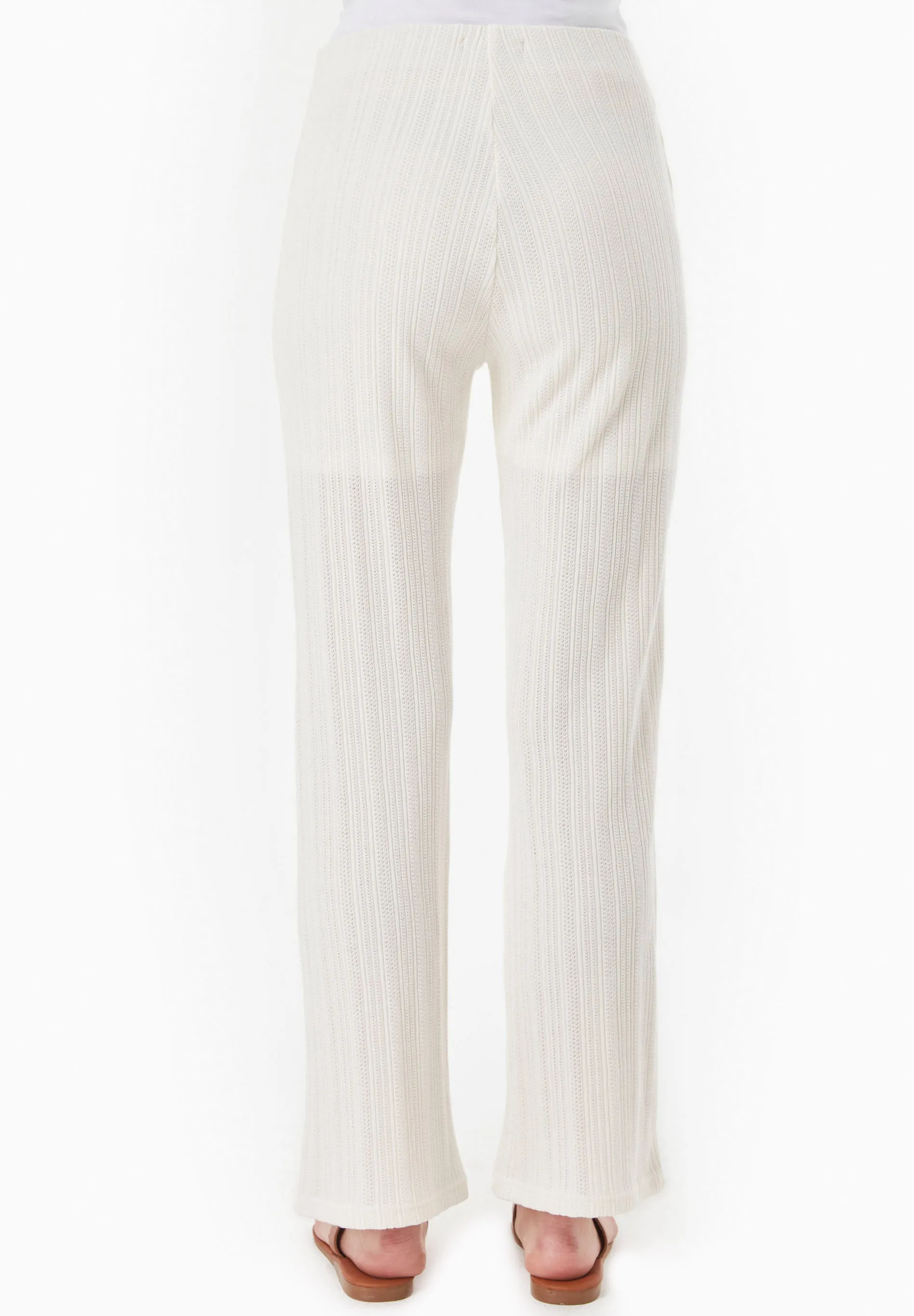 Jacquard Rib Pants Off White sold by Ivalo.com product image thumbnail 2