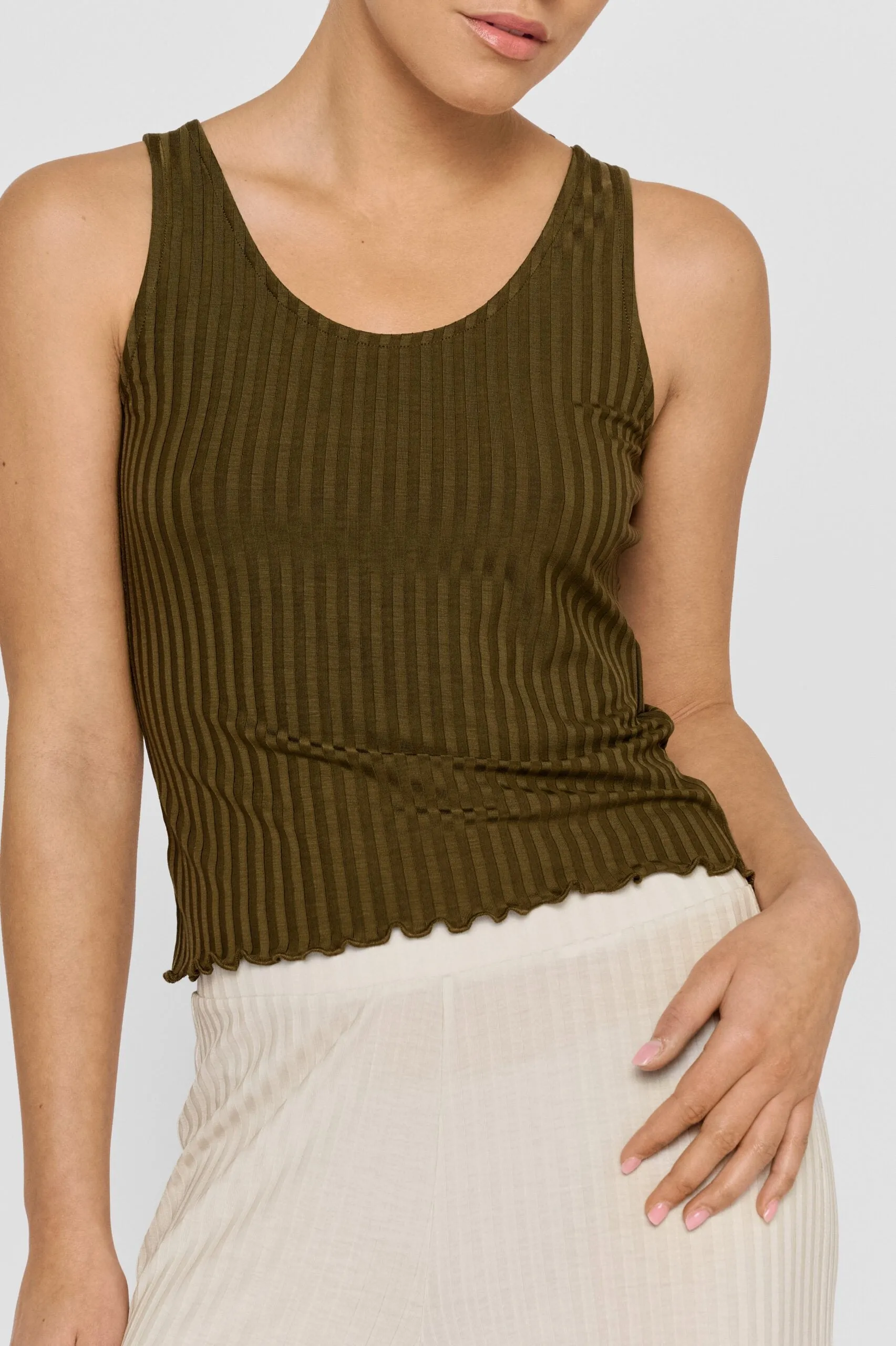 Chami Tank Top Khaki sold by Ivalo.com product image thumbnail 5