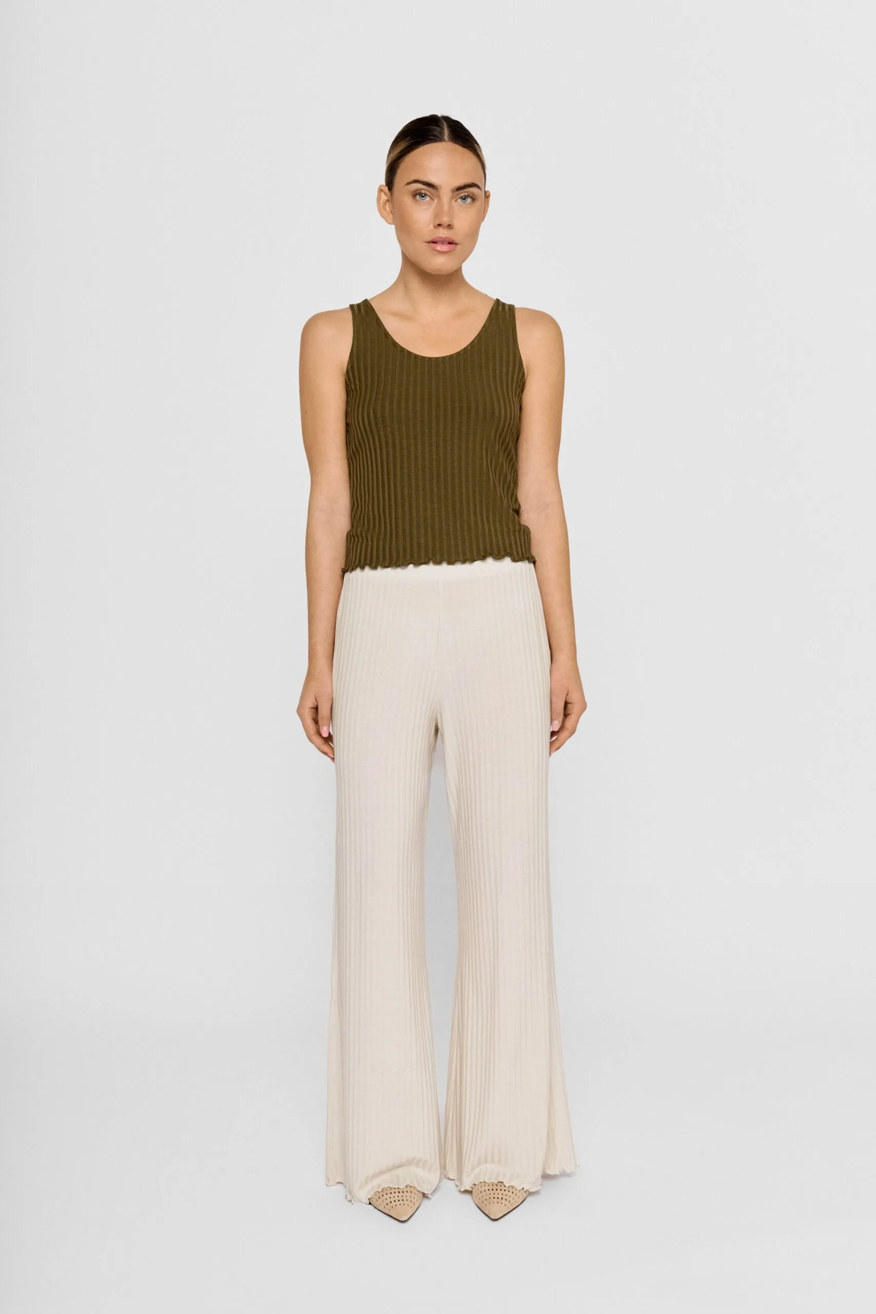 Chami Tank Top Khaki sold by Ivalo.com product image thumbnail 3