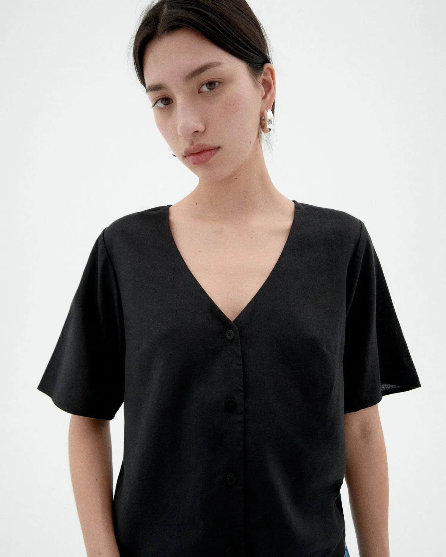 Libelula hemp Blouse Black sold by Ivalo.com product image thumbnail 4