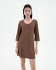 Maria Dress Striped Brown sold by Ivalo.com