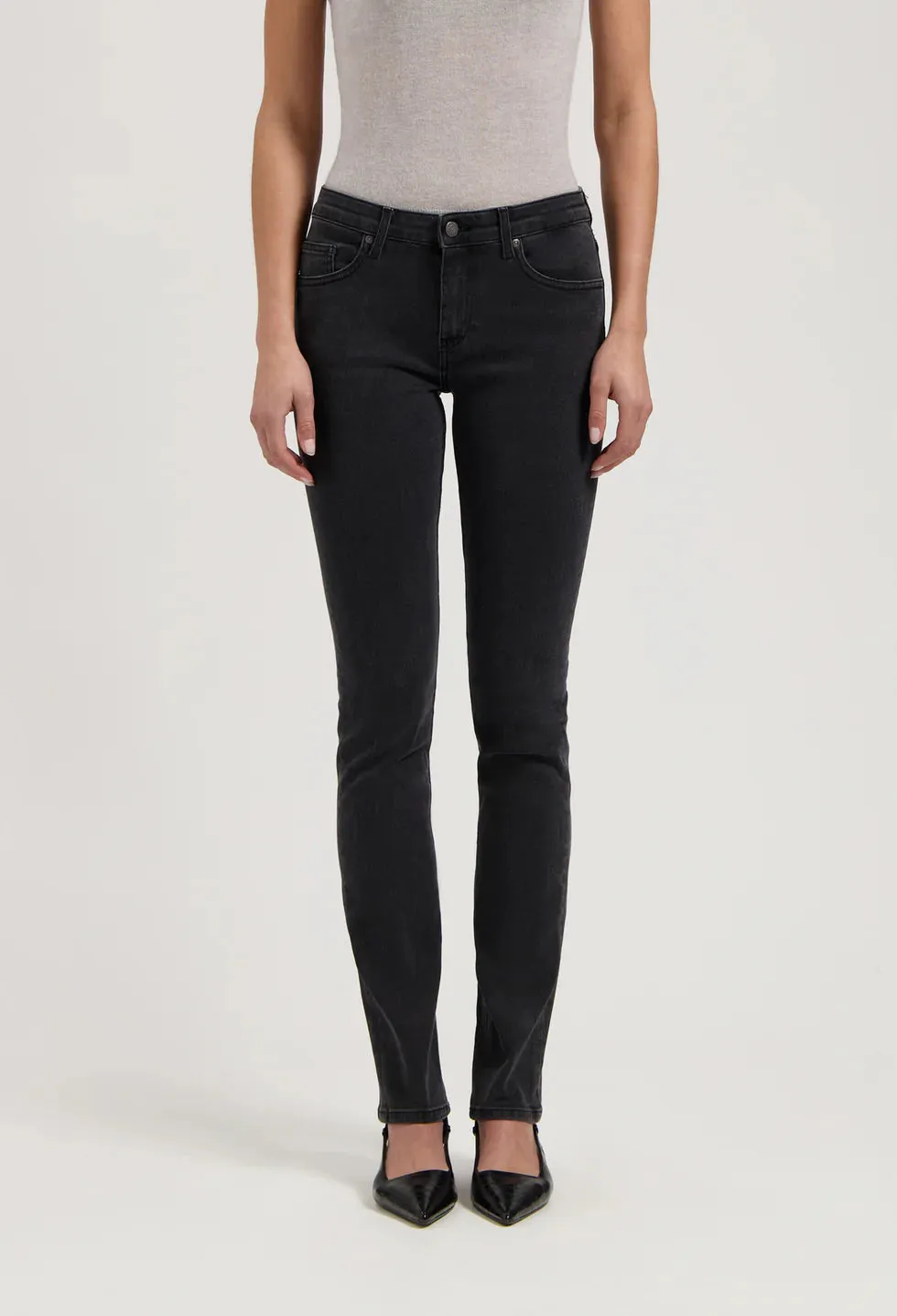 Faye Low Slim Jeans Stone Black sold by Ivalo.com product image thumbnail 4