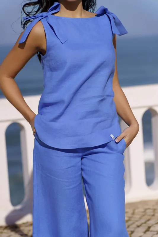 Lauren Top Marina Blue sold by Ivalo.com