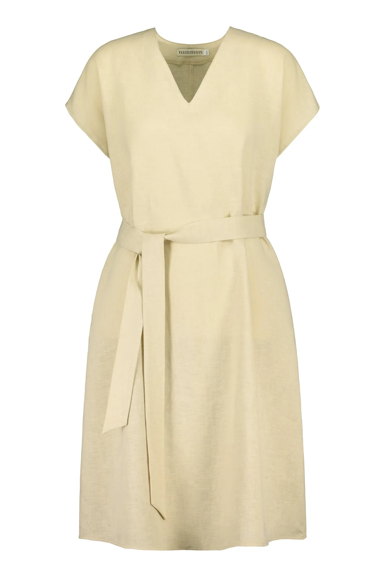 Väsby Linen Dress Straw sold by Ivalo.com