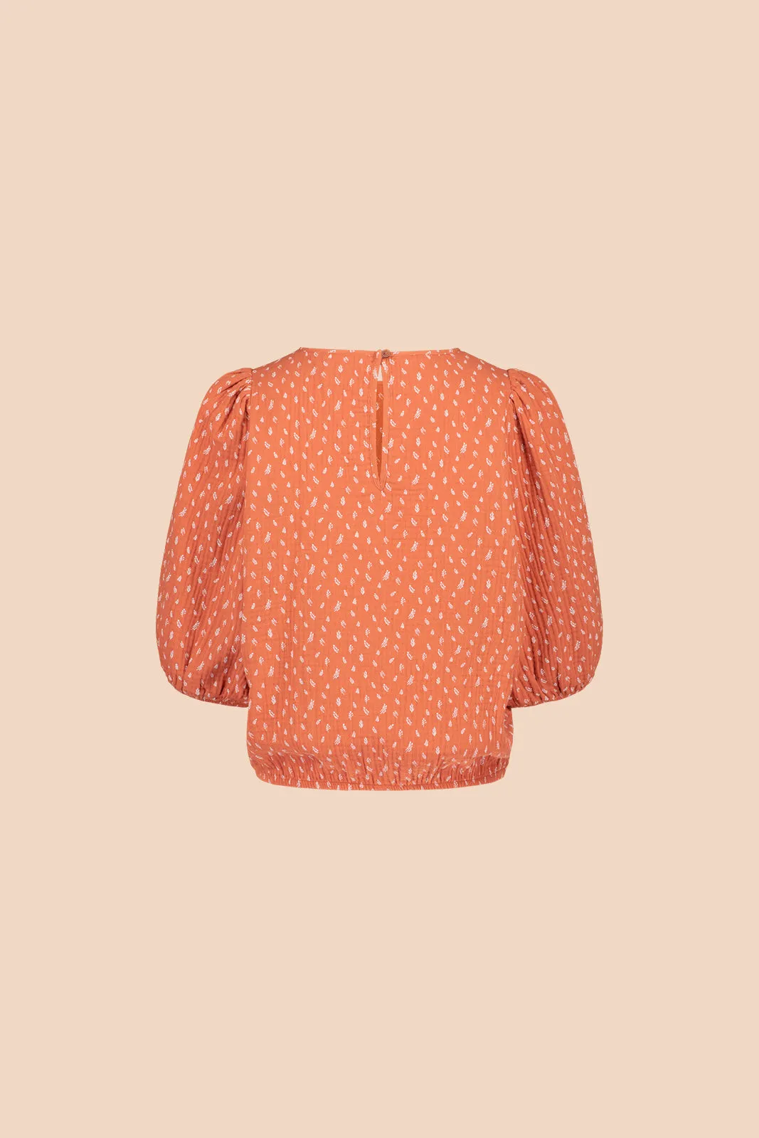 Cropped Blouse Vintage Leaf sold by Ivalo.com product image thumbnail 5