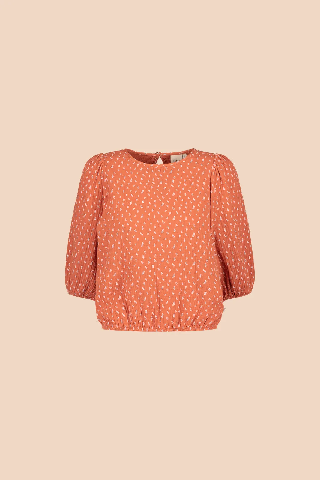 Cropped Blouse Vintage Leaf sold by Ivalo.com product image thumbnail 2