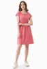 Slub Jersey Dress With Side Pockets Desert Rose sold by Ivalo.com