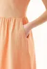 Slub Jersey Dress With Side Pockets Shell Coral sold by Ivalo.com