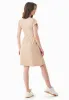 Slub Jersey Dress With Side Pockets Soft Beige sold by Ivalo.com