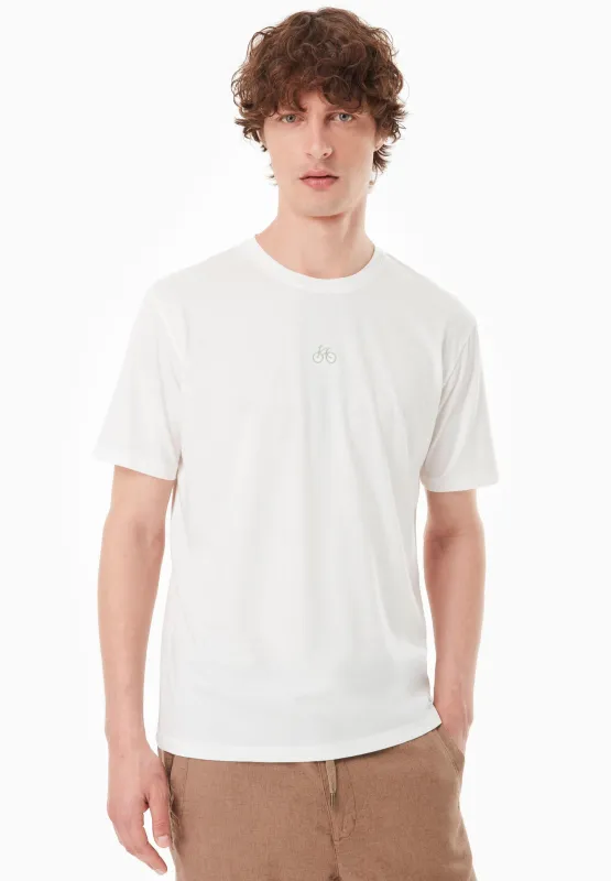 Men's Bicycle Modal Blend T-Shirt Off White sold by Ivalo.com
