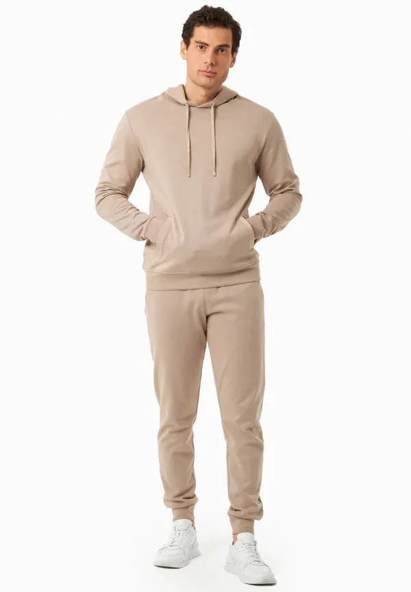 Men's Modal Blend Hoodie Sand sold by Ivalo.com product image thumbnail 4